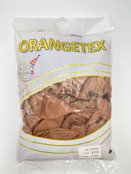 בלון וינטג' 12 - חום שוקולד 100 יח' ORANGETEX