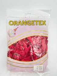 בלון לטקס 5 - צבע אדום פסטל 100 יח' ORANGETEX