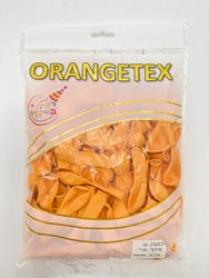 בלון לטקס 5 - צבע כתום מנגו פסטל 100 יח' ORANGETEX