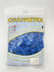 בלון לטקס 5 -צבע כחול פסטל 100 יח' ORANGETEX