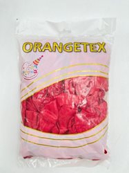 בלון לטקס 12 - צבע אדום פסטל 100 יח' ORANGETEX