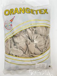 בלון לטקס 12 - צבע חול 100 יח' ORANGETEX