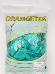 בלון לטקס 12 - צבע טורקיז פסטל 100 יח' ORANGETEX
