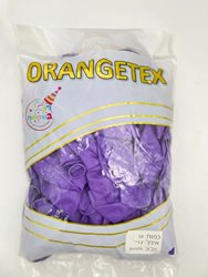 בלון לטקס 12 - צבע סגול פסטל 100 יח' ORANGETEX