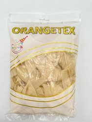 בלון לטקס 12 - צבע שקוף 100 יח' ORANGETEX