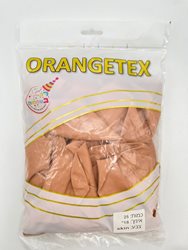 בלון לטקס 18 - צבע גוף פסטל 25 יח' ORANGETEX