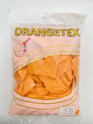 בלון לטקס 18 - צבע כתום מנגו פסטל 25 יח' ORANGETEX