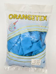 בלון לטקס 18 - צבע תכלת פסטל 25 יח' ORANGETEX