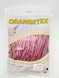 בלון נקניק 260Q- כרום ורוד חם 100 יח' ORANGETEX