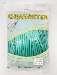 בלון נקניק 260Q- כרום ירוק 100 יח' ORANGETEX