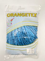 בלון נקניק 260Q- כרום כחול 100 יח' ORANGETEX