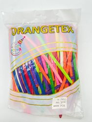 בלון נקניק 260Q- מיקס צבעוני 100 יח' ORANGETEX