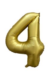 בלון ספרה 40'' זהב כרום -4