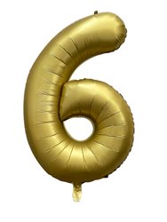 בלון ספרה 40'' זהב כרום -6