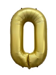 בלון ספרה 40'' זהב כרום -0