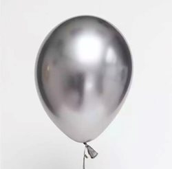 בלון 19'' פלוצ'יני כרום כסף-איטלקי 25 יח'