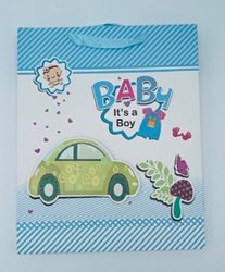 שקיות מעוצבות M -BABY BOY כחול 1