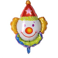 בלון מיילר 31'' ראש ליצן ורוד