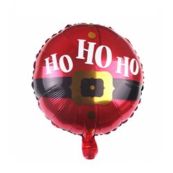 בלון מיילר עגול 18'' סנטה ho ho ho