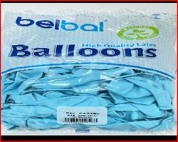 בלון לטקס 10 belbal תכלת קרח פסטל  100יח'