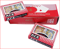 זוג קלפים ACE איכותי 6 קופסאות בדיספליי